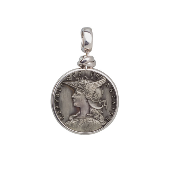 Кулон малый Style Avenue. Серебро 925, бижутерный сплав (монета)